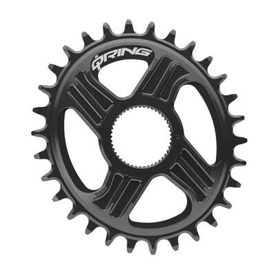 Qx1 q-ring kettingring - voor rraptor/rhawk crank - direct mount - zwart
