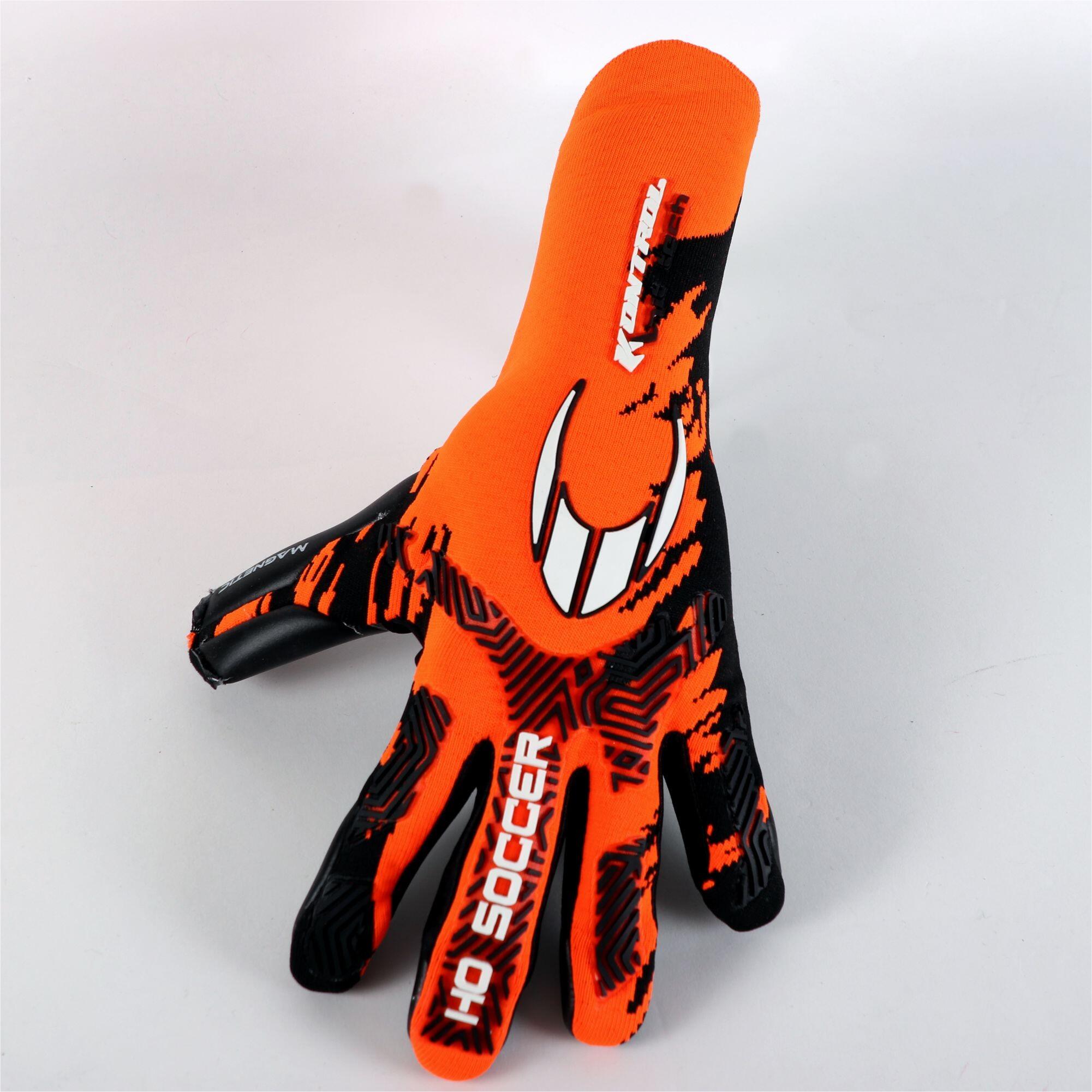 Torwarthandschuhe Kontrol Knit Tech II Black-Orange 5/7