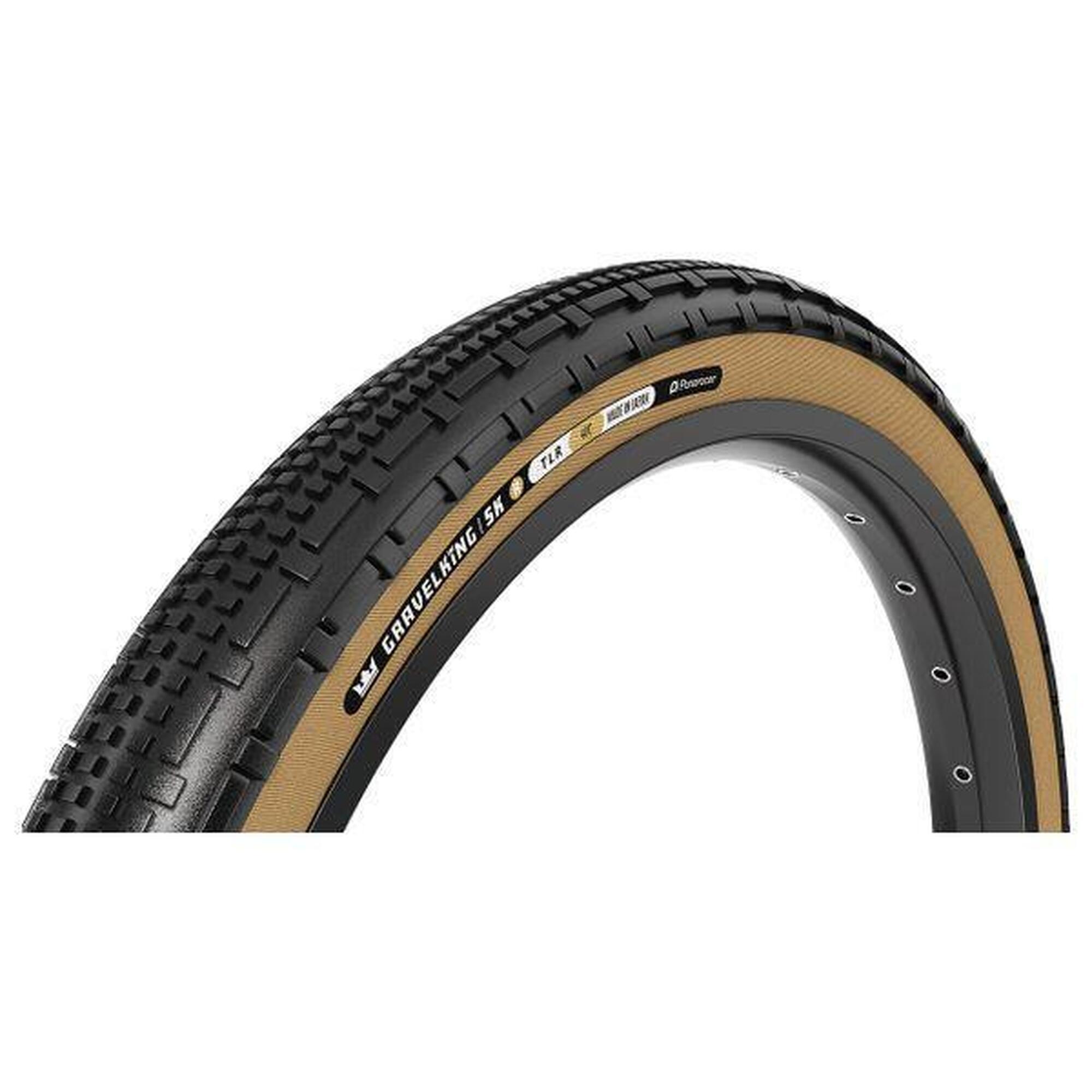 Panaracer - Pneu Gravel Panaracer Gravelking Sk R 700 Mm Tubeless Ready Souple Zsg Gravel Co - Pneu - Jaune - 35-622 - Decathlon