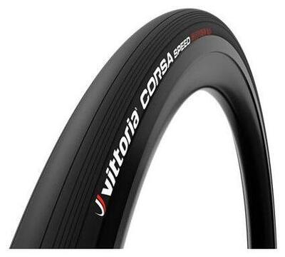 Neumático Vittoria Corsa Speed Graphene G+ Tubeless Ready 700x23C Negro