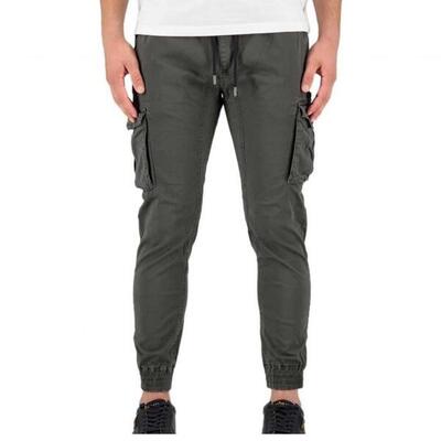 Broek alpha industries model cotton twill jogger kleur grijs