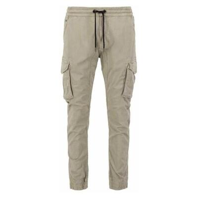 Broek alpha industries model cotton twill jogger kleur lichtbruin