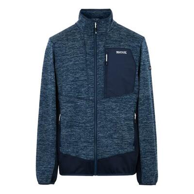 Giacca In Pile Uomo Regatta Baslinn Moonlight Denim Blu Navy Marna