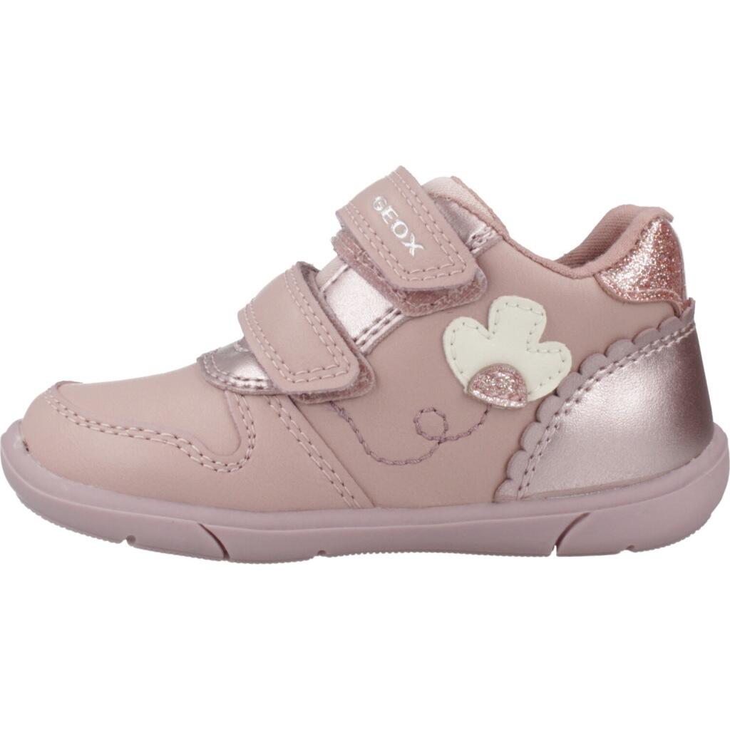 Ténis Geox Modelo B Zapito Girl Cor Rosa 2/5
