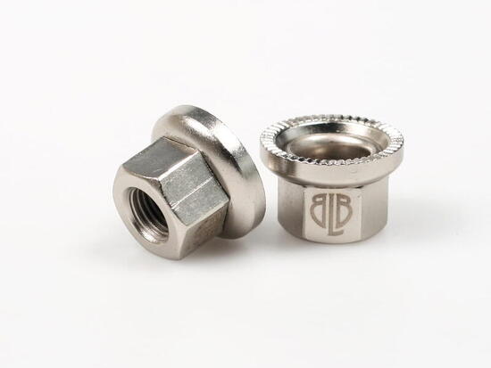 Track Nuts Achsmutter M9 Paar - VR - silber