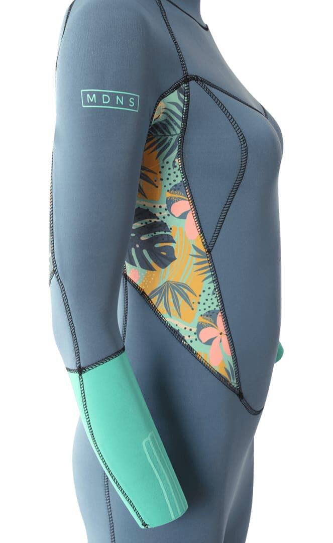 5/4/3 Pioneer - Zip Dos L/S Fato de Surf Mulher 7/7