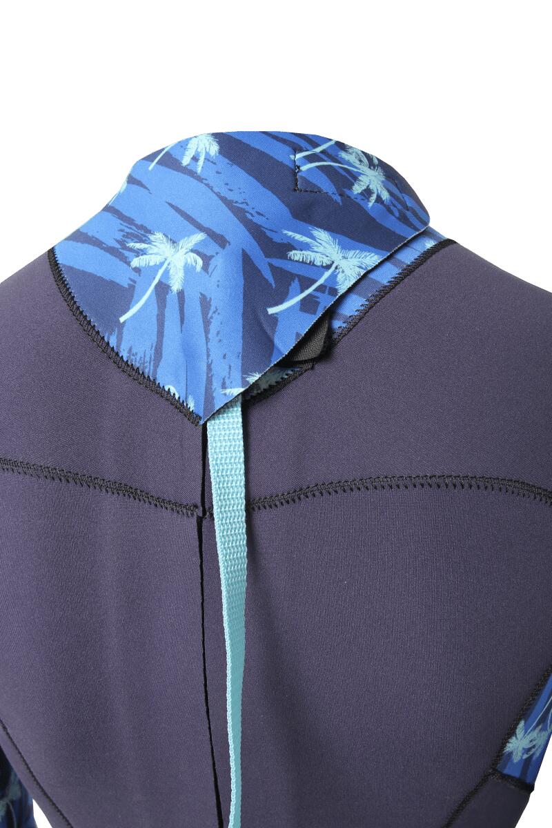 5/4/3 Optimizer Dual Zip Fato de Neoprene Longe Côte Mulher 7/7