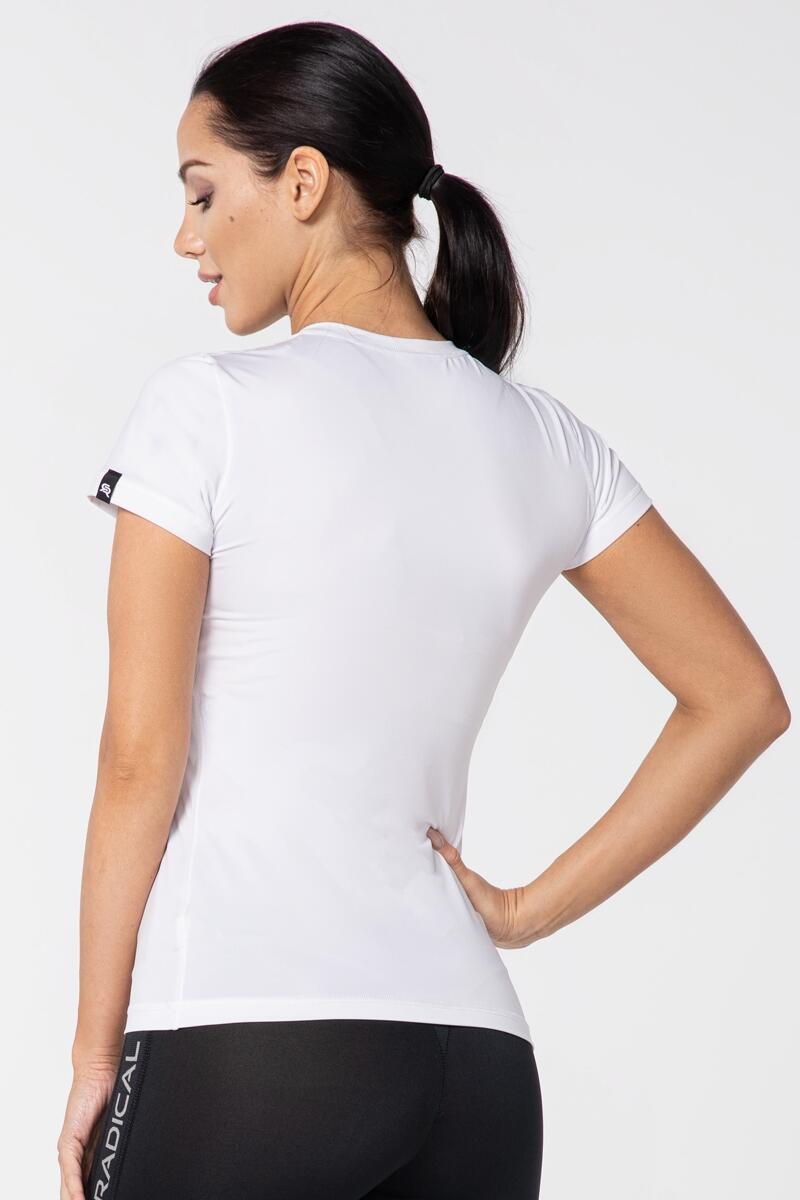 Dames-T-shirt voor sporttraining Rough Radical Capri 3/4