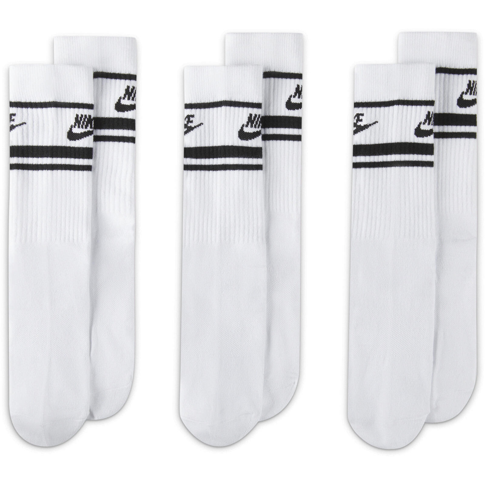 CALZINI Nike Everyday Essential Crew 3pk, Bianca, Unisex 3/3