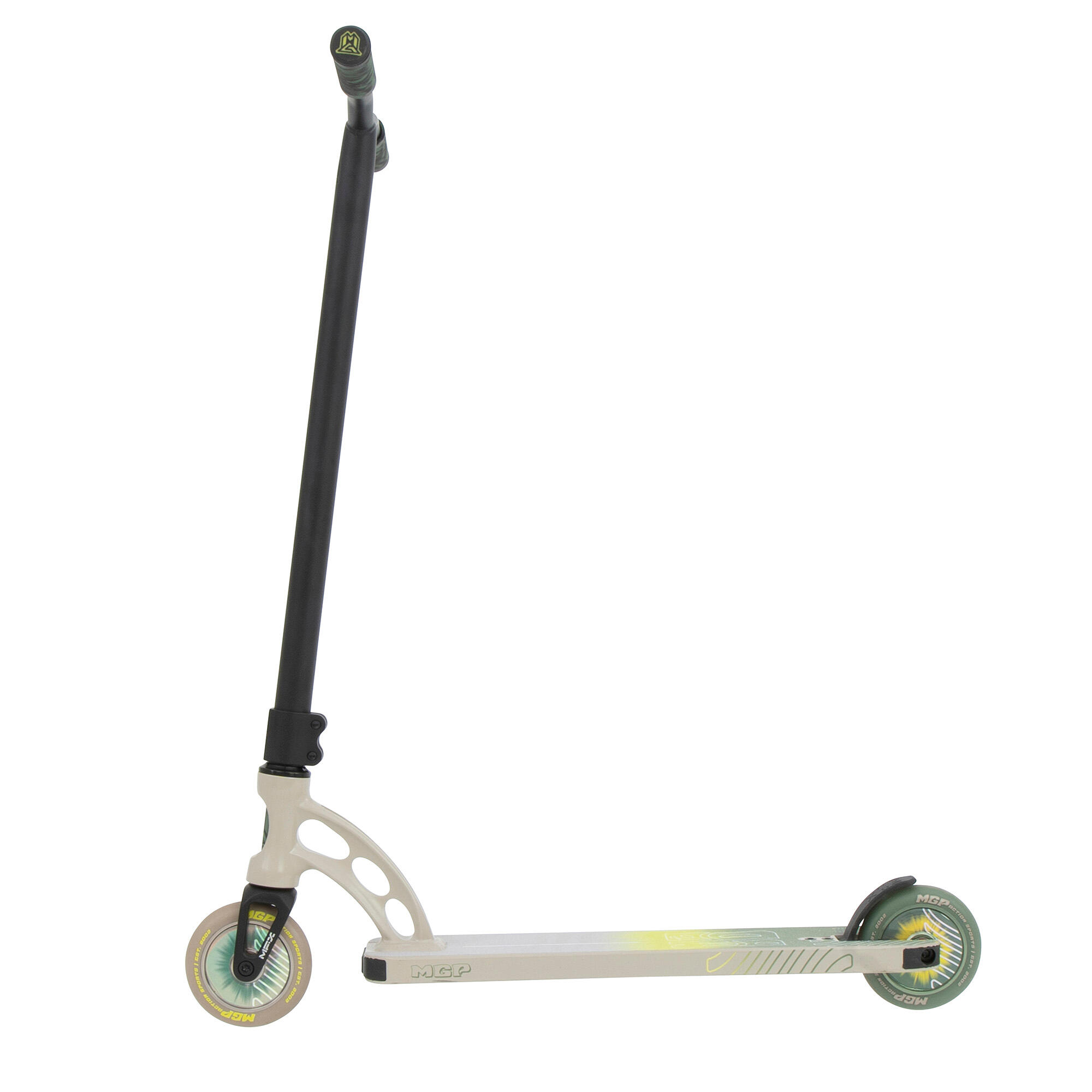 Trottinette Freestyle stunt MGP Madd Gear MGO Psychedelic Pro gris 2/6