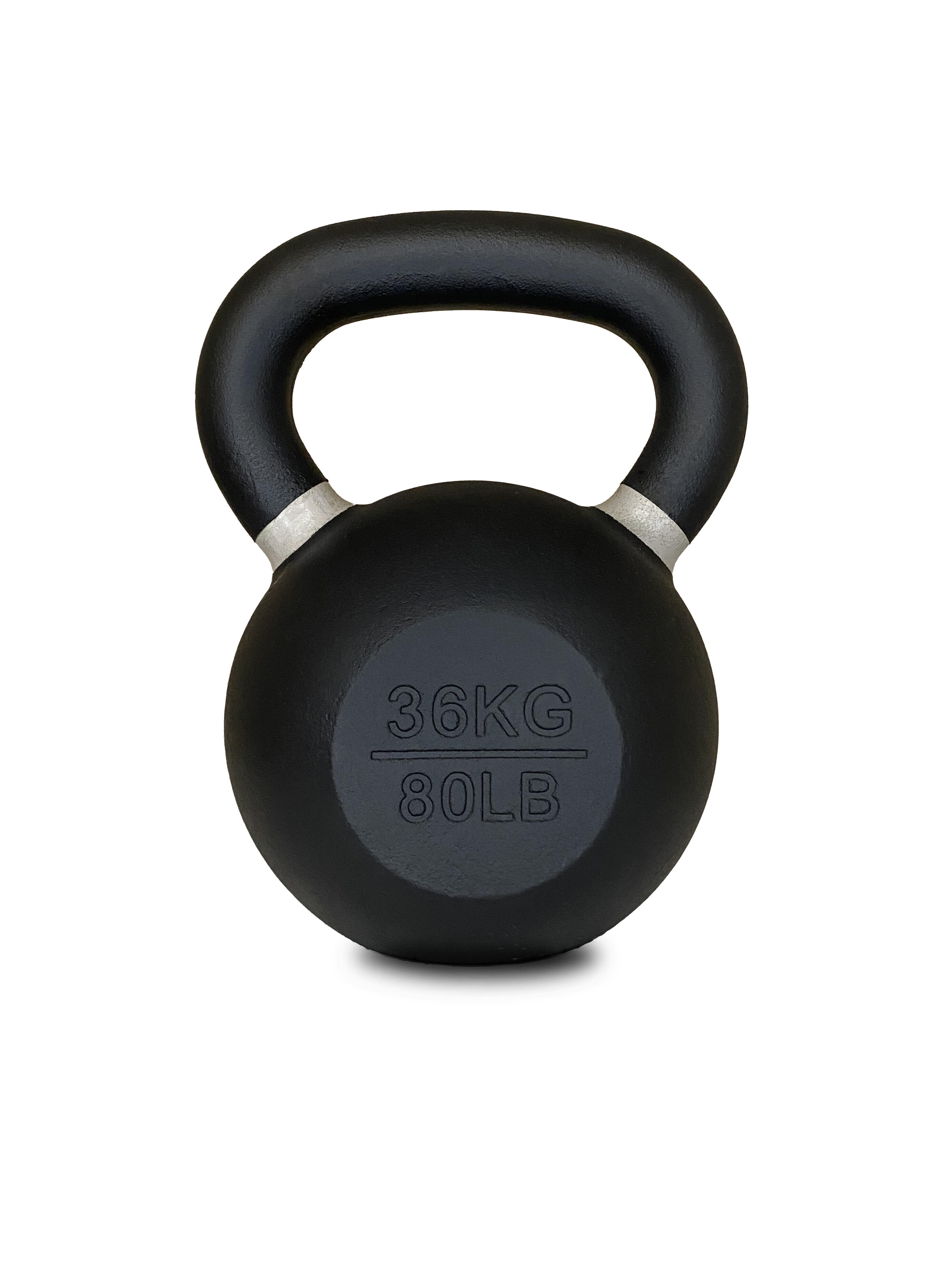 Kettlebell Pro ghisa nera opaca maniglia grip 4–36 kg 3/3