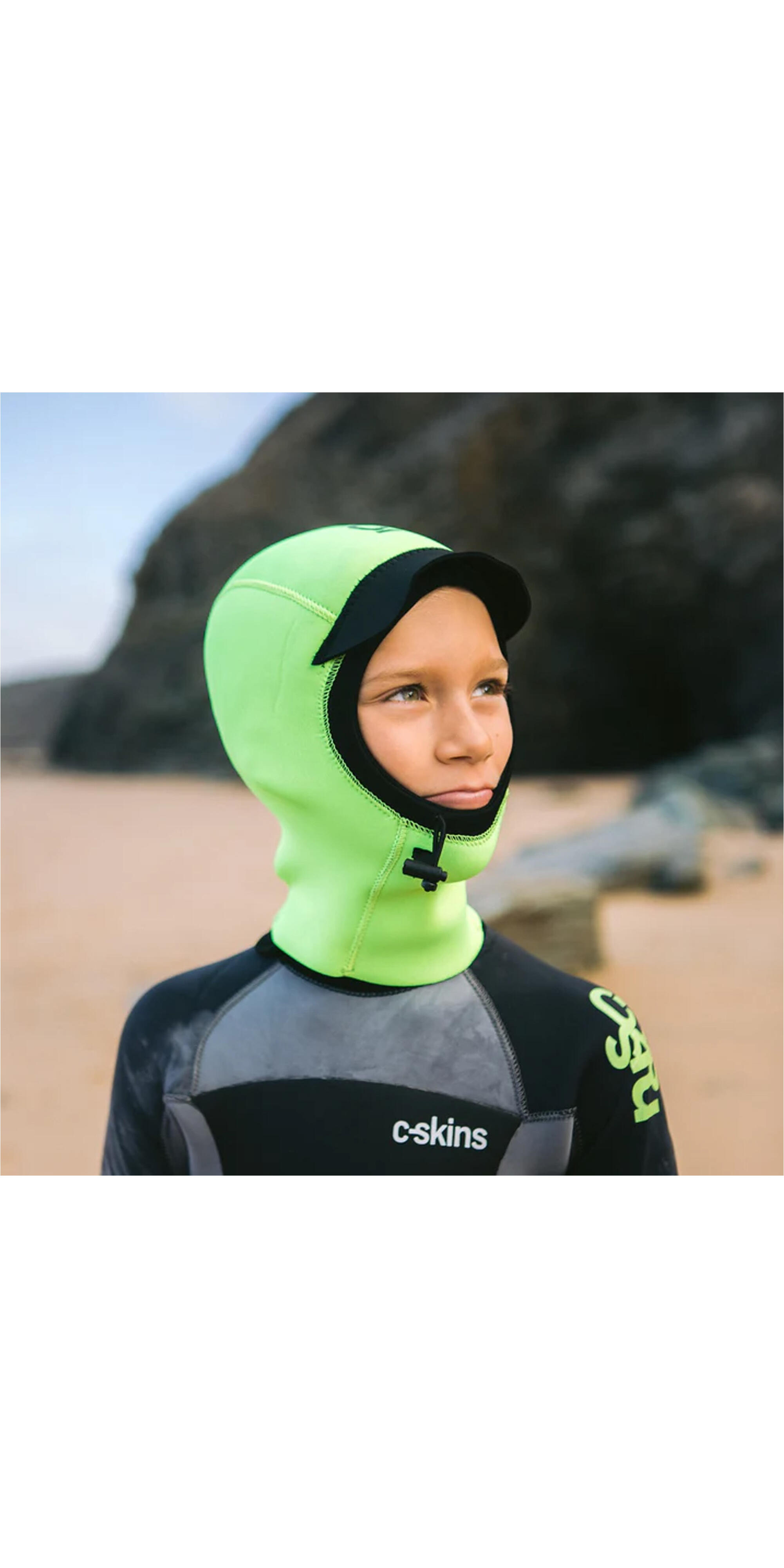 CAGOULE NEOPRENE JUNIOR C-SKINS WIRED 2mm (Prix fin de série et destockage) 2/2
