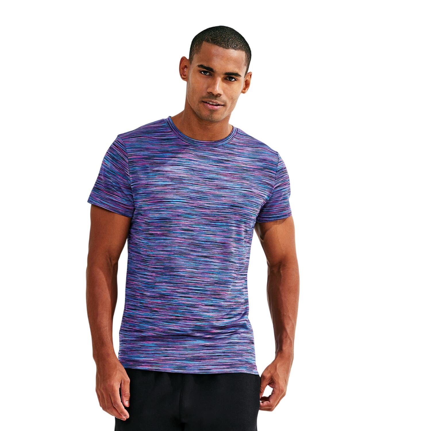 TShirt für HerrenDamen Unisex, Hochleistungsmaterial Damen und Herren Pink/Blau 2/2