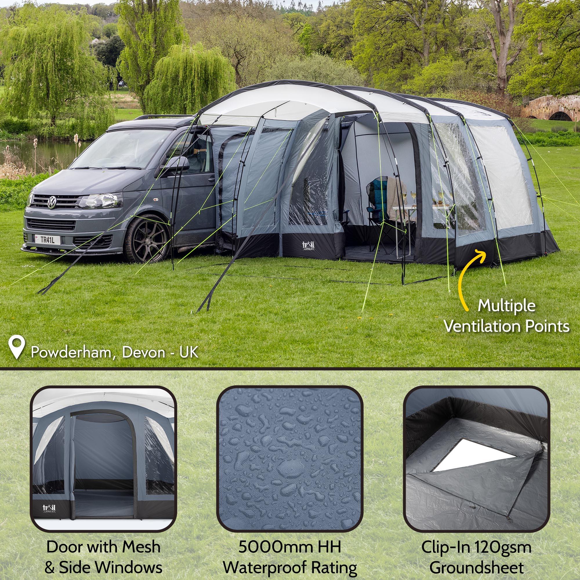 Trail Driveaway Awning Campervan Side Tent UV Rain Protection