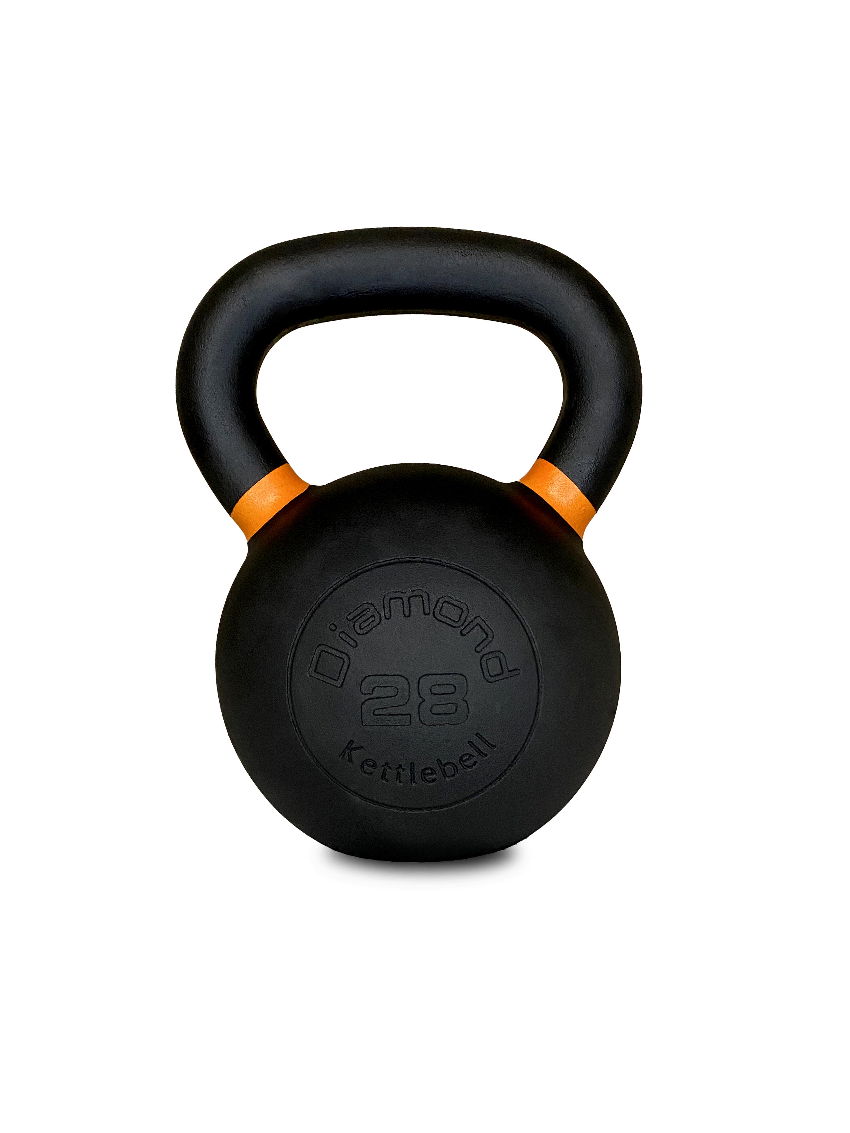 Kettlebell Pro ghisa nera opaca maniglia grip 4–36 kg 2/3