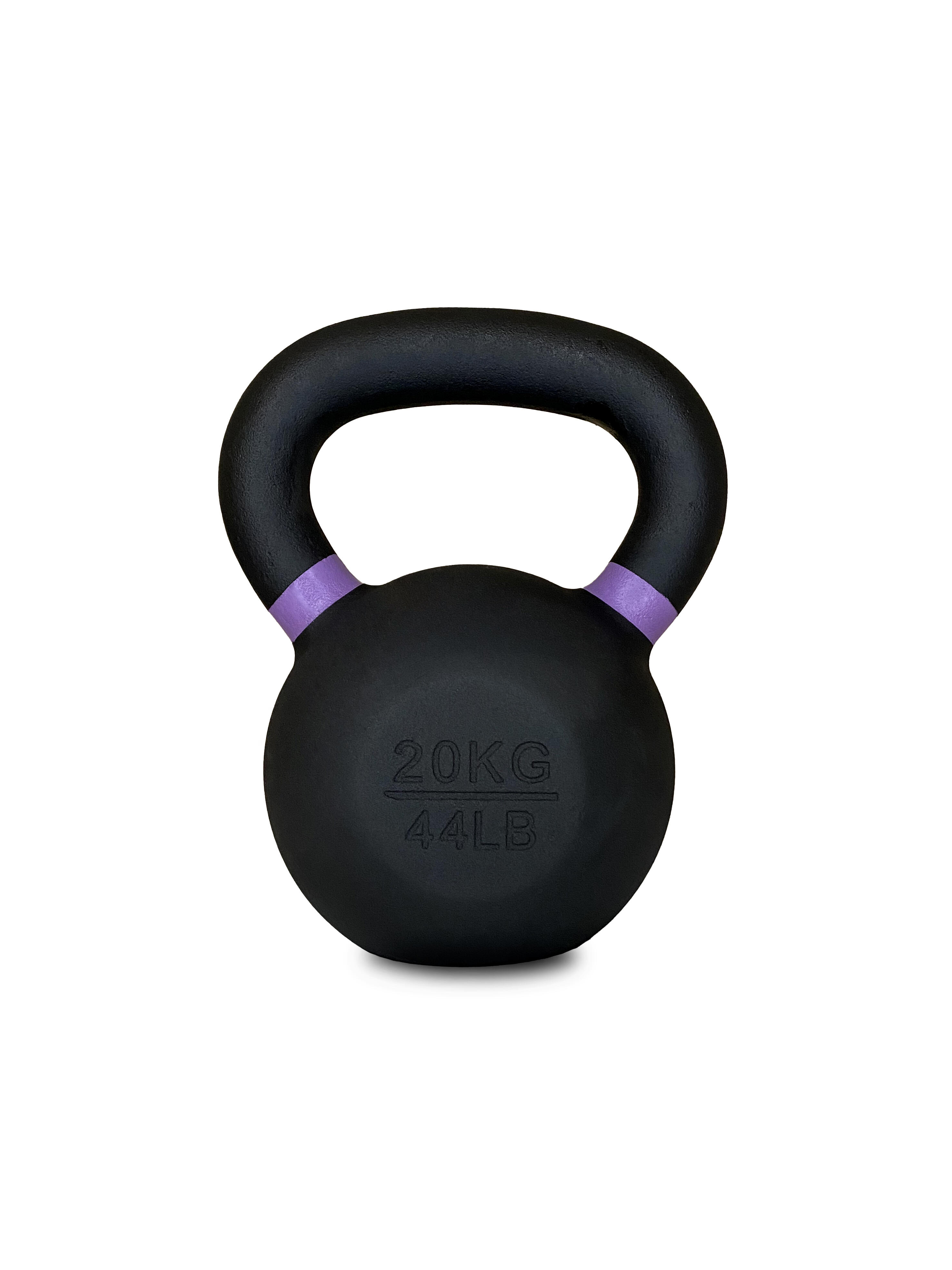 Kettlebell Pro ghisa nera opaca maniglia grip 4–36 kg 3/3