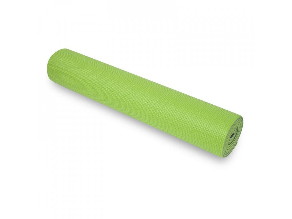 Jóga podložka dvouvrstvá PVC 173x61x0,6 cm + popruh 2/3
