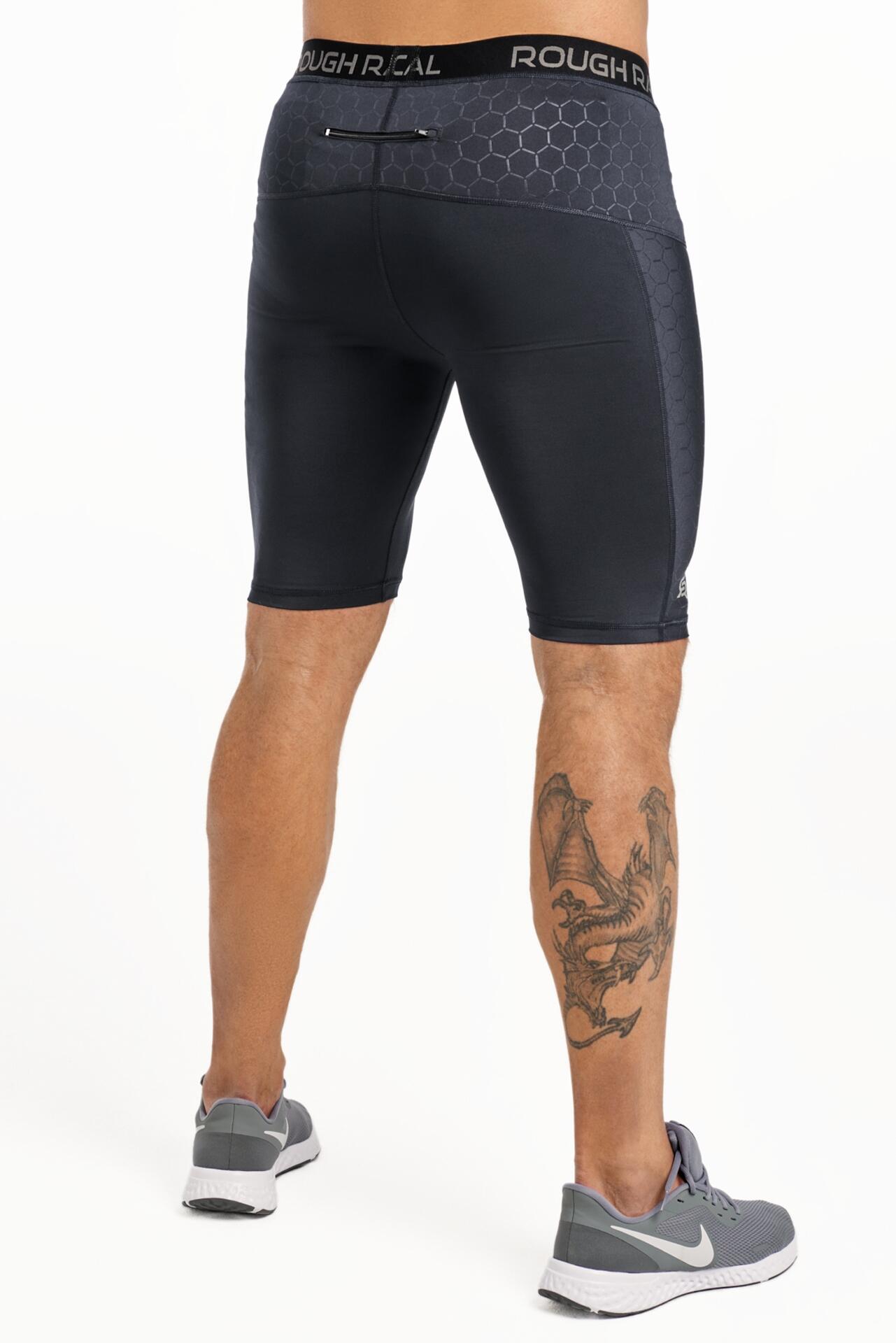 Pantaloncini da allenamento termici da uomo Rough Radical Stone Shorts 2/3