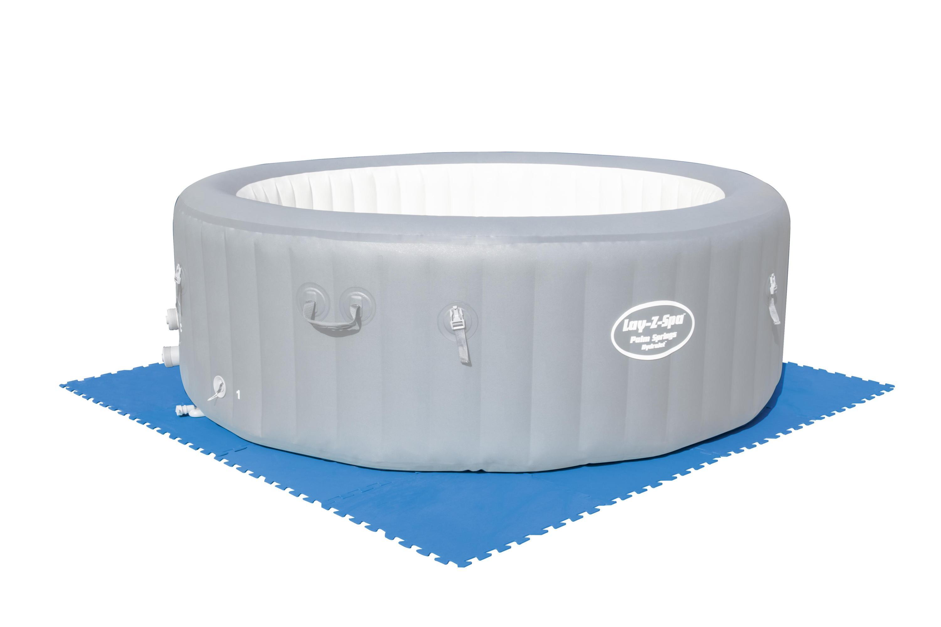 Protector Suelo Piscina BESTWAY Flowclear (9 Unidades de 50 x 50 cm) Azul 3/5