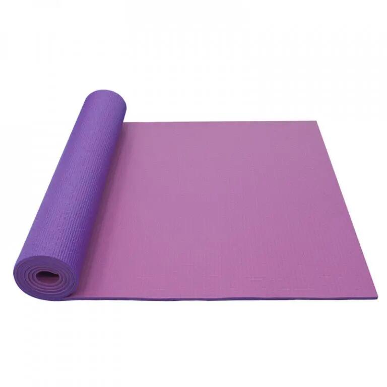 Dvojvrstvová podložka na jogu z PVC 173x61x0,6 cm + popruh