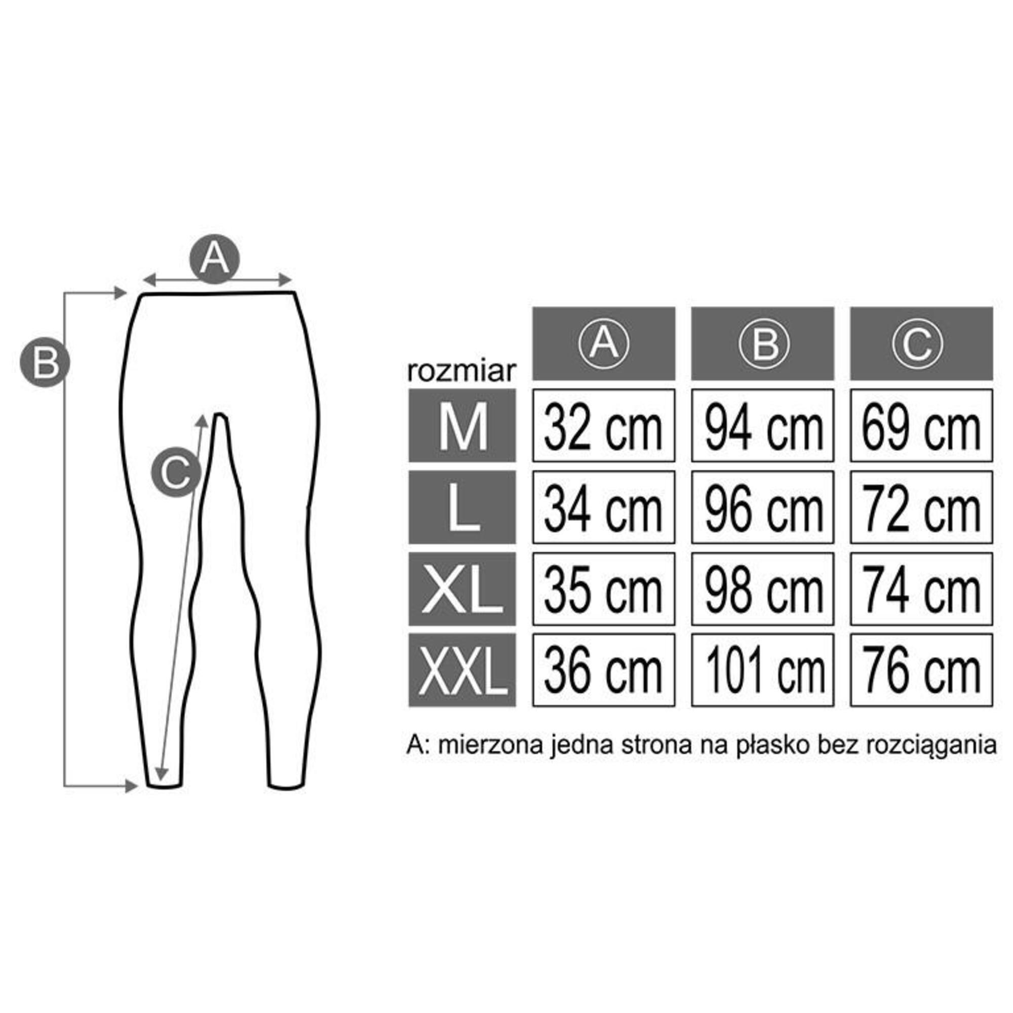 Rough Radical Stone Uomo Leggings da corsa lunghi con tasca 3/3