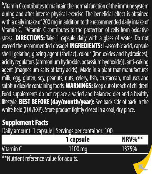 C1000 + Bioflavonoides - 100 caps de Scitec Nutrition 3/5