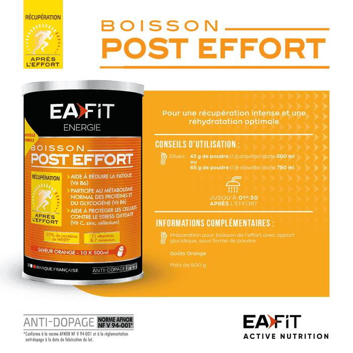 BOISSON POST EFFORT ORANGE EAFIT 4/6