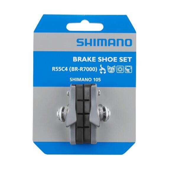 Juego de almohadillas tipo cartucho Shimano R55C4 (x2) 2/2