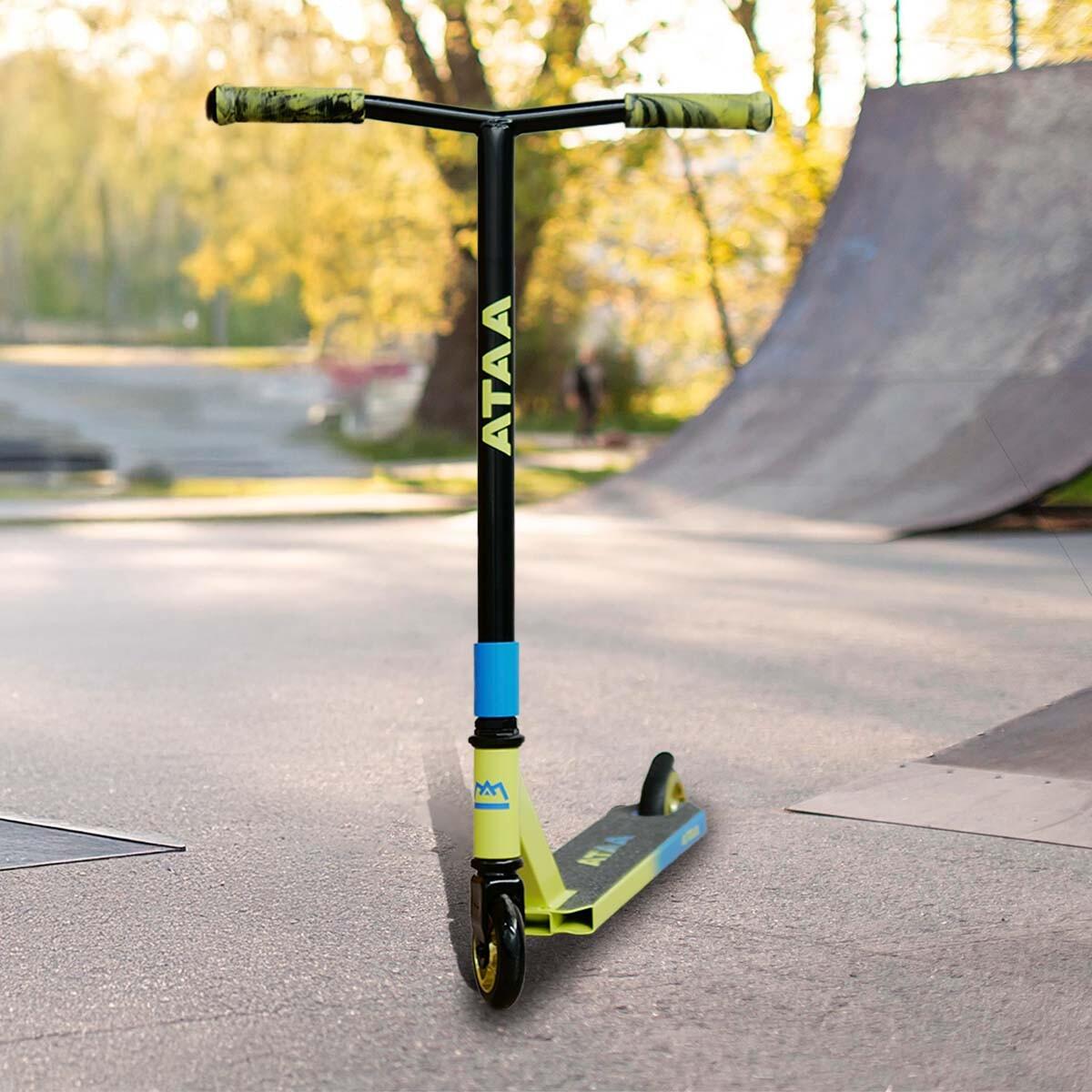 Scooter Freestyle Skatepark ATAA ARKANO Ruote PU 100mm ABEC-9 Giallo 2/6