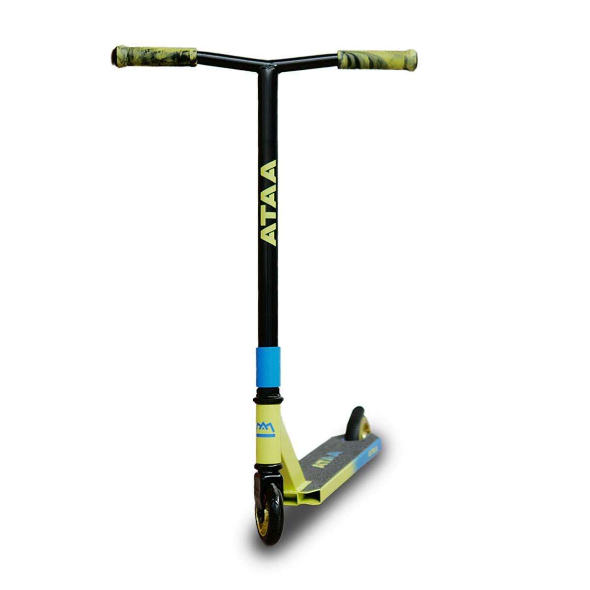 Scooter Freestyle Skatepark ATAA ARKANO Ruote PU 100mm ABEC-9 Giallo 6/6