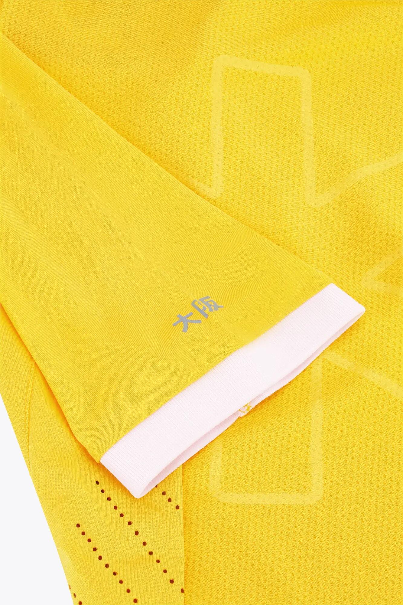 Osaka Femmes Polo Jersey Geel 4/4