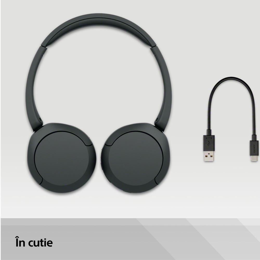 Casque arceau sans fil Bluetooth Multipoint Sony WHCH520 Noir 6/7