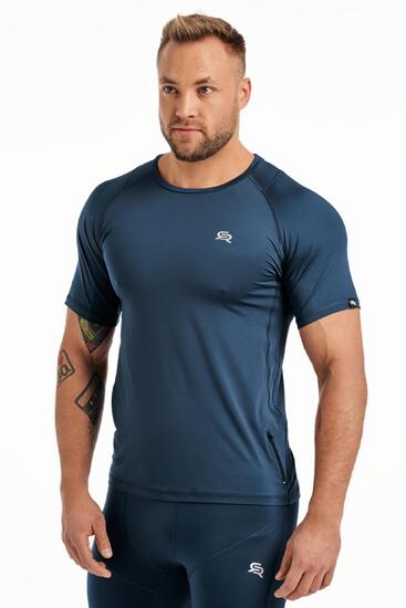 Koszulka fitness szybkoschnąca męska Rough Radical Vital Zip