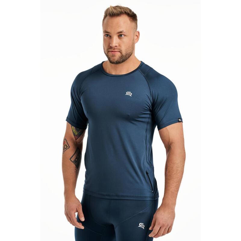 Koszulka fitness  szybkoschnąca męska Rough Radical Vital Zip