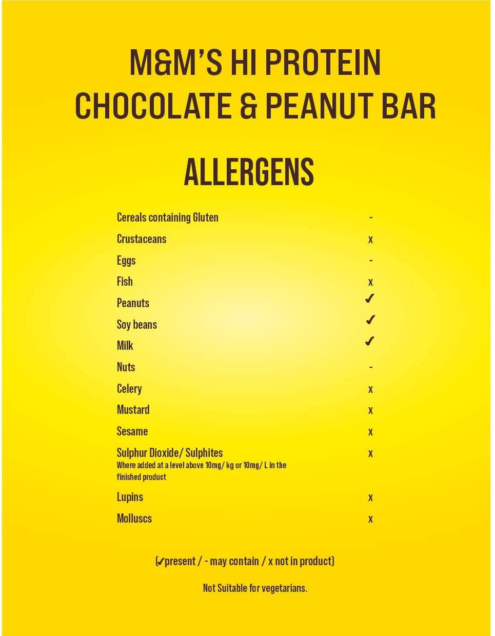 M&M's Protein Bar 51g Mars (pack of 12) 4/5
