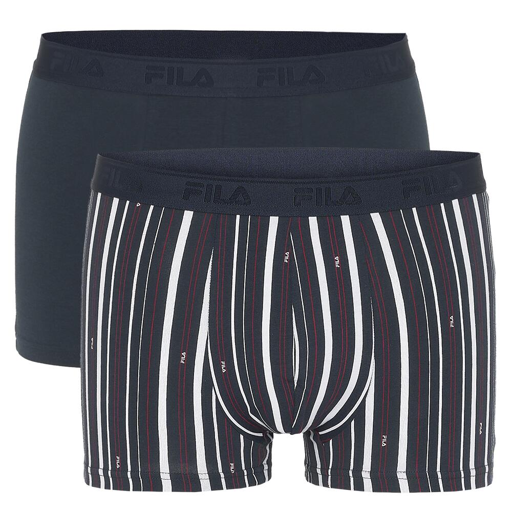 MAN BOXER ELASTIC WITH LOGO 2P 3/7