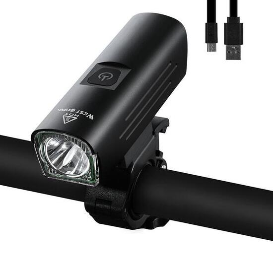 Torcia elettrica ricaricabile USB da 1300LM per mountain bike