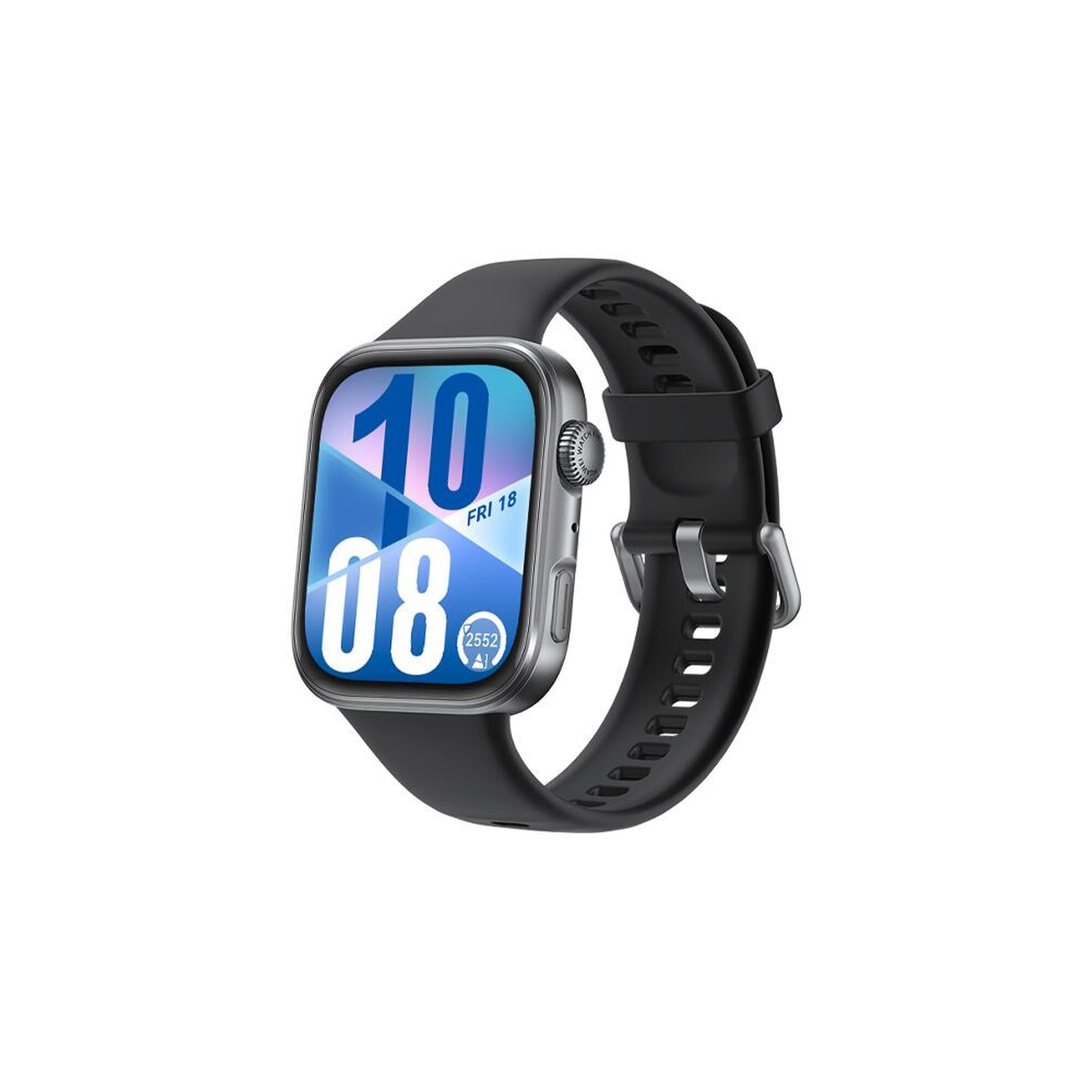 Smartwatch HUAWEI Watch Fit 4, Ecran AMOLED 1.82", Bluetooth, 5 ATM (Negru)