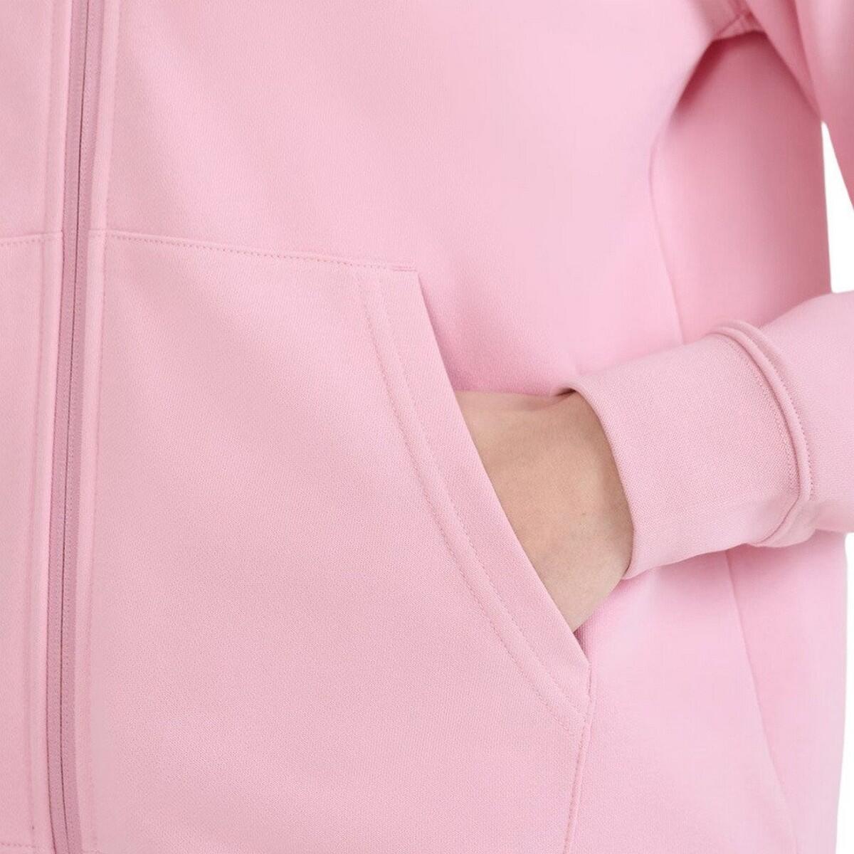 Felpa Con Cappuccio E Zip Intera Donna 4F F1763 Rosa 4/5