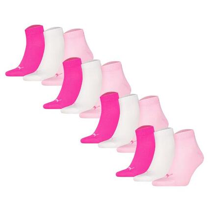 Socken Unisex 12er Pack Stretch-Quarter Plain 12P