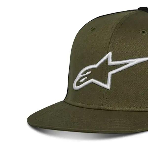 Alpinestars Corp Trucker Cap - Military / Black 2/3