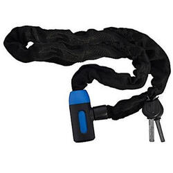 OXC cadenas à chaîne Chain 6 acier 900 x 6 mm noir/bleu 3 parties