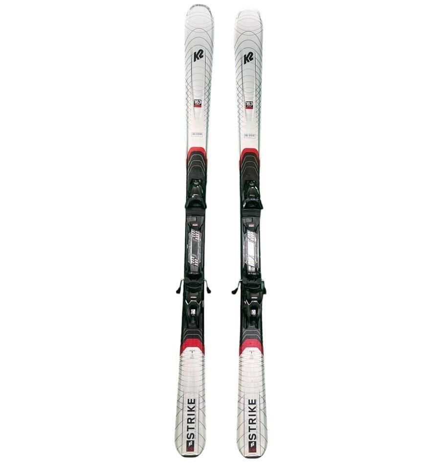 Mini ski adulte occasion K2 STRIKE taille: 124 cm = 1 mètre 24 + fixations
