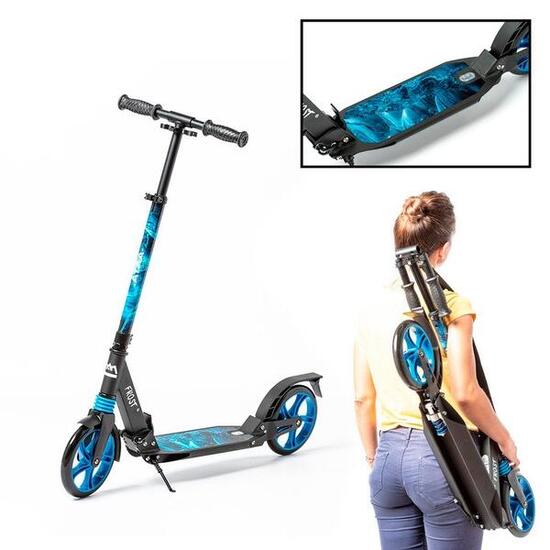 Scooter urbain pliant Ataa Frost avec roues XXL et double suspension