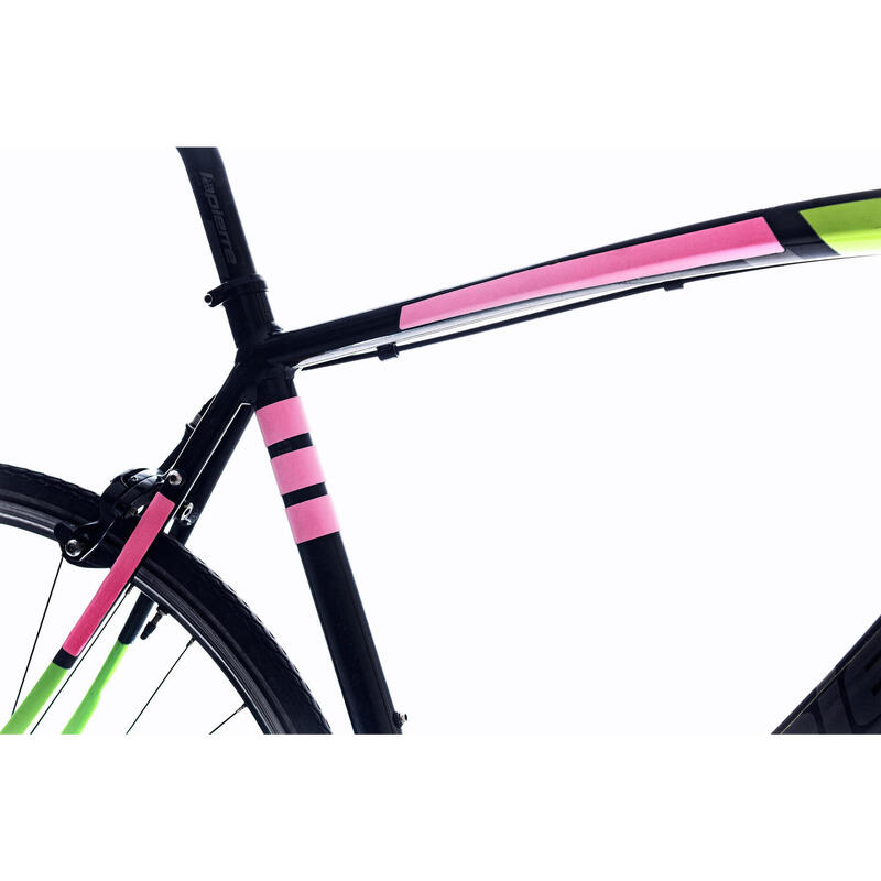 FRAME FLASH 2.0 | Reflectoare pentru bicicletă alimentate prin mișcare – Roz
