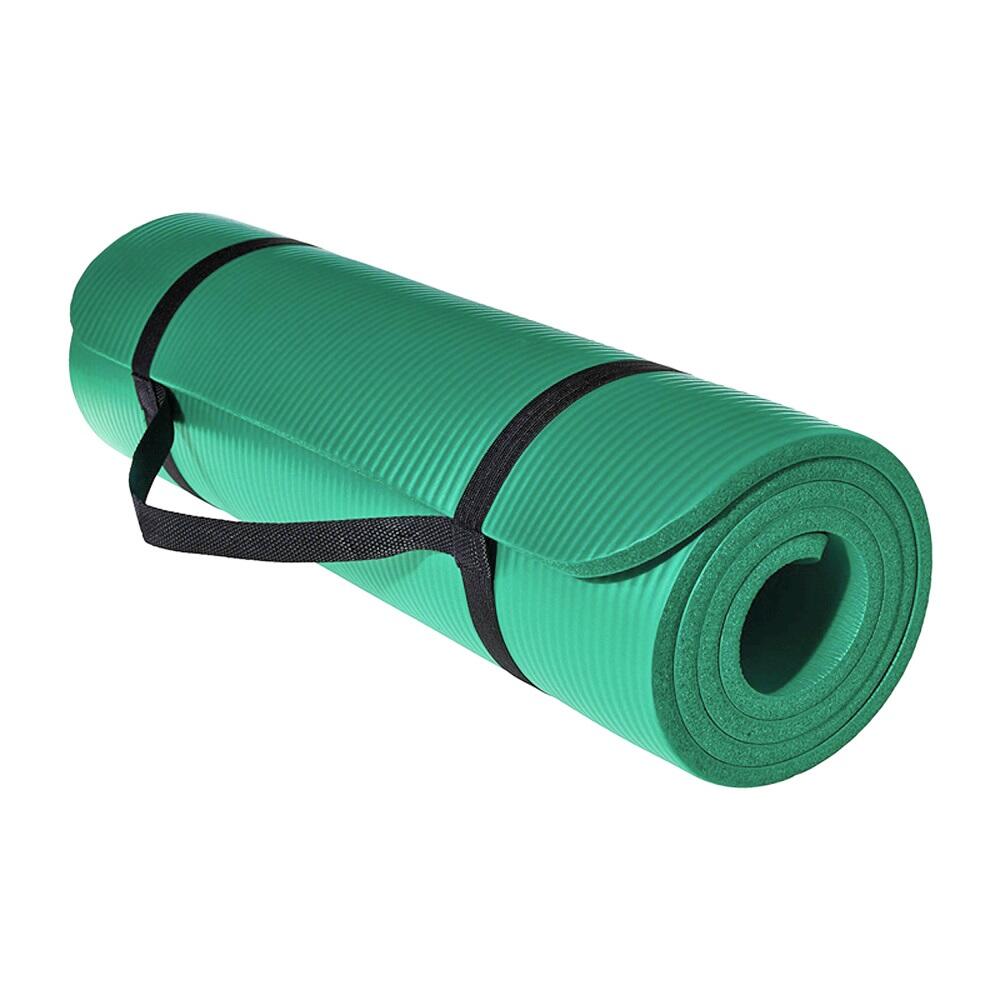 Tapis de yoga - Tapis de fitness - Vert - Extra épais 12 mm 183 x 61 cm 4/5