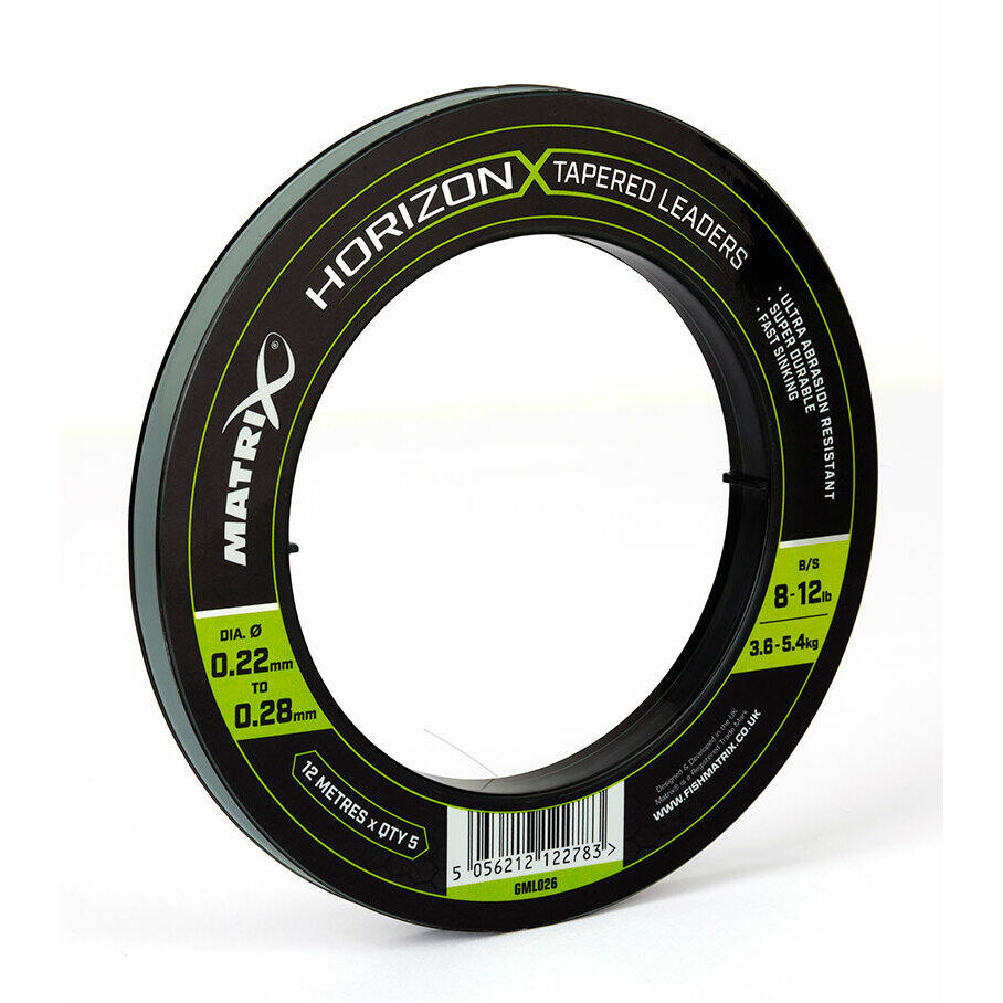 Leitung der Linie Matrix Horizon X tapered shock leader - 8lb/12lb 2/4