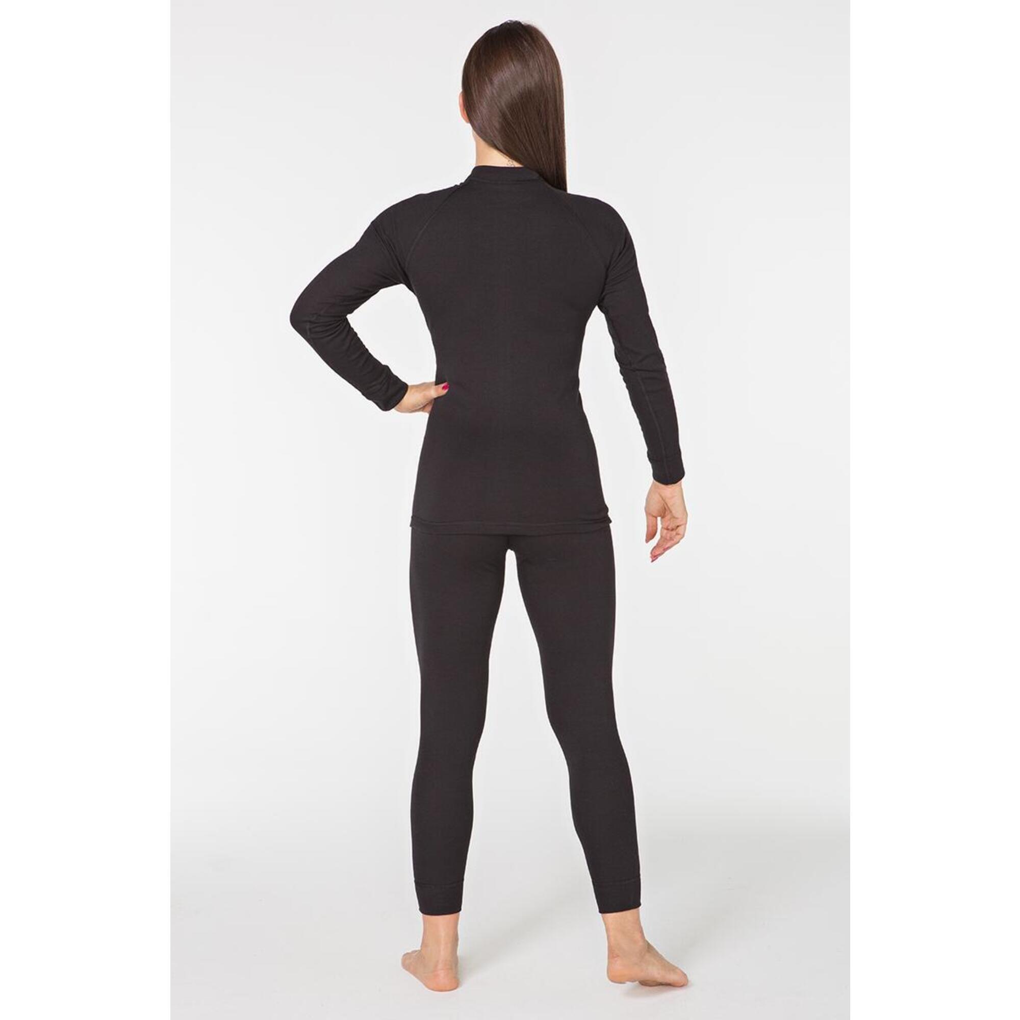 Bielizna termoaktywna narciarska damska Rough Radical Black Iron 2/3