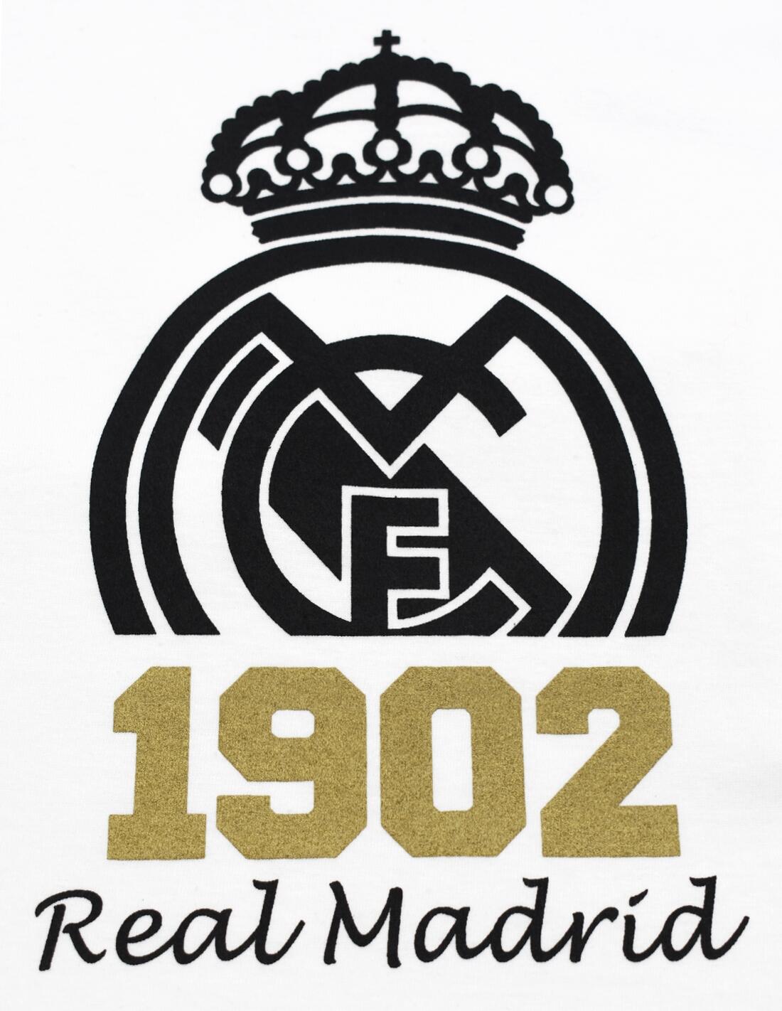 Real Madrid 1902 – Weißes T-Shirt mit Wappen 3/3