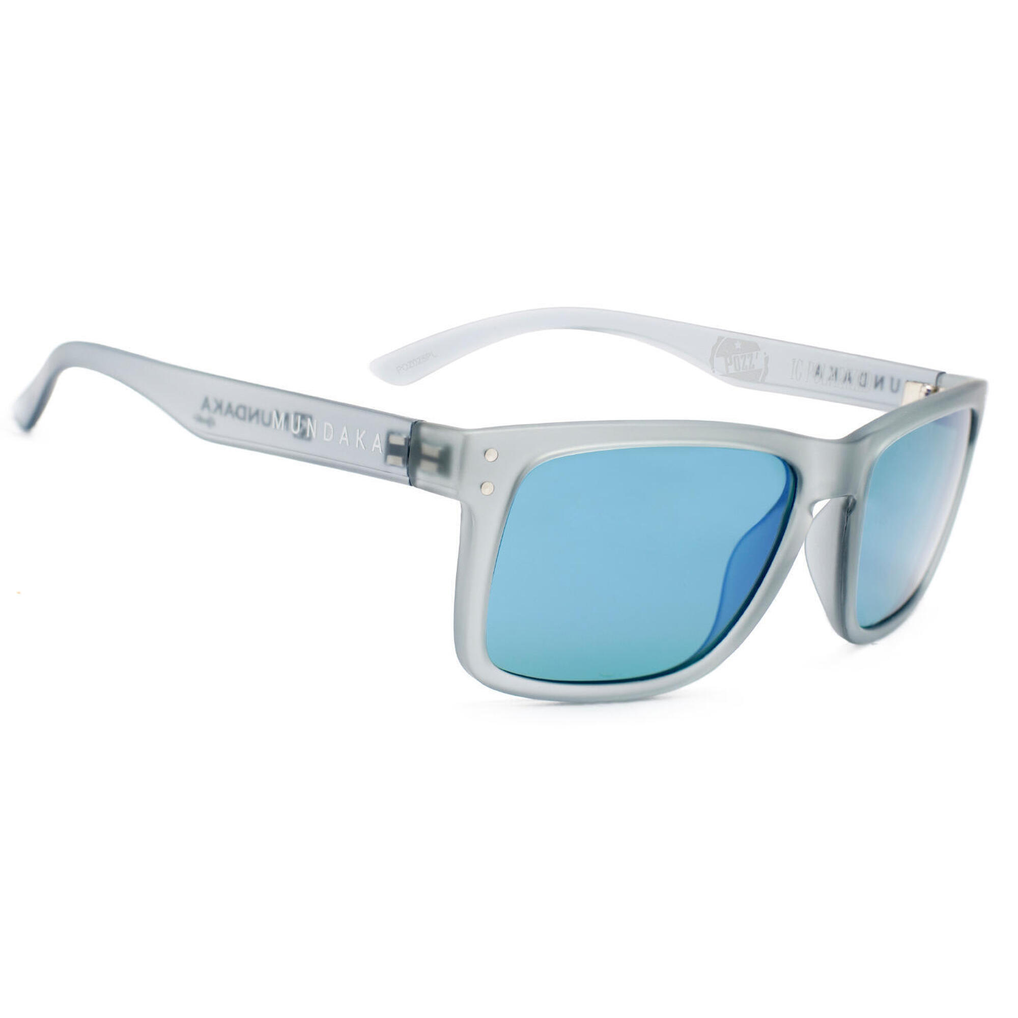 Mundaka - **lunettes De Soleil Pozz' Gris, Cx Polarisés Bleu Cat.3 - Mundaka** - Lunettes De Soleil - Bleu|gris - Taille Unique - Decathlon